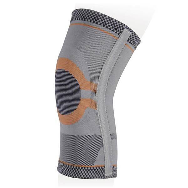 Бандаж на коленный сустав TTOMAN KS-E03 с силиконовым кольцом и ребрами жесткости 