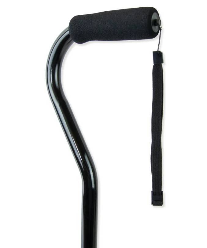 Трость на 4-х опорах Amrus AMCQ21, с мягкой рукояткой